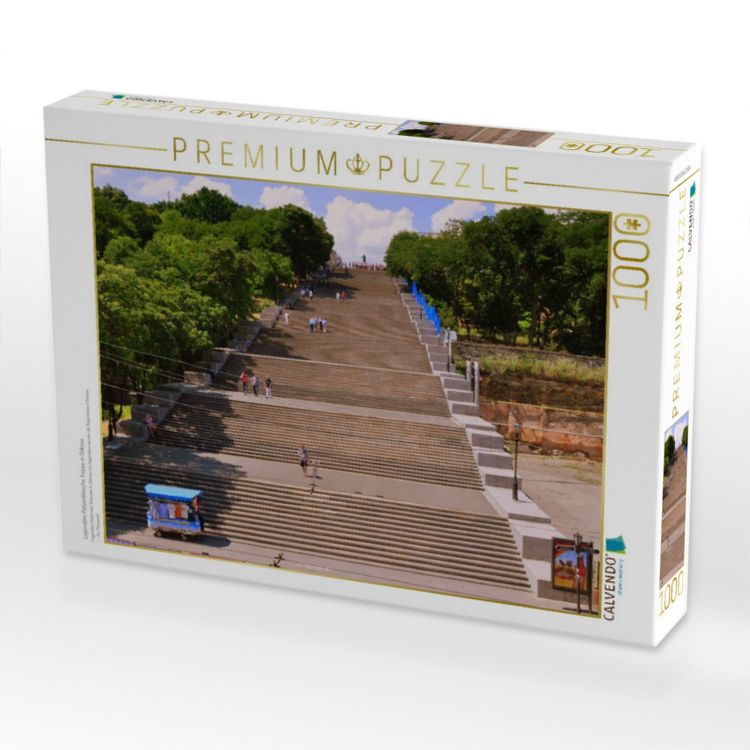 Produktbild: CALVENDO Puzzle Legend&auml;re Potjomkinsche Treppe in Odessa | 1000 Teile Lege-Gr&ouml;&szlig;e 64x48cm Foto-Puzzle f&uuml;r gl&uuml;ckliche Stunden