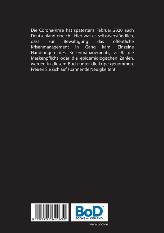 Produktbild: &Ouml;ffentliches Krisenmanagement bei COVID-19