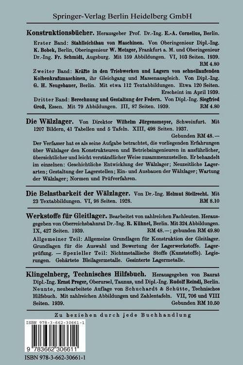 Produktbild: Gestaltung von W&auml;lzlagerungen