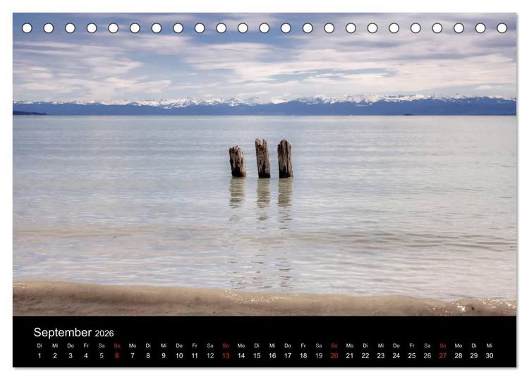 Produktbild: Bodensee (Tischkalender 2026 DIN A5 quer), CALVENDO Monatskalender