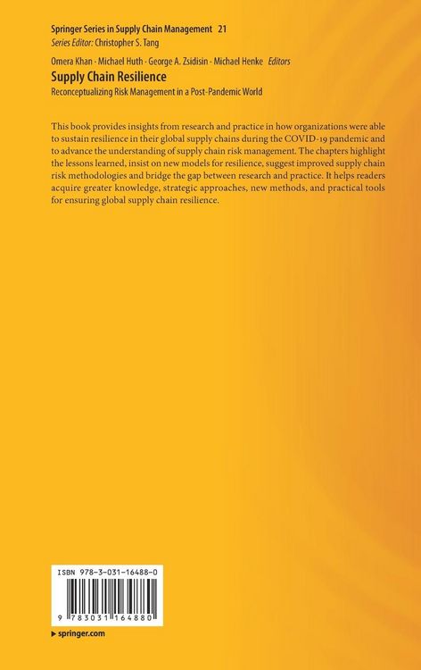 Produktbild: Supply Chain Resilience