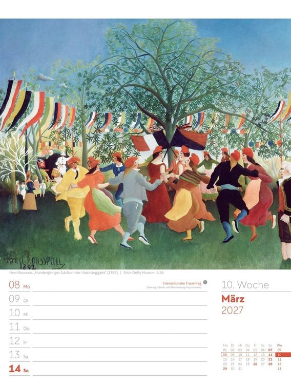 Produktbild: Kunstwelt Wochenplaner Kalender 2027 | Impressionismus und Klassische Moderne