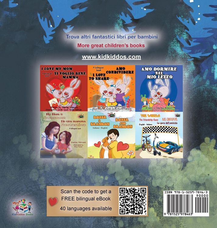 Produktbild: Under the Stars (Italian English Bilingual Children's Book)