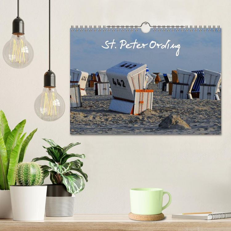 Produktbild: St. Peter Ording (Wandkalender 2026 DIN A4 quer), CALVENDO Monatskalender