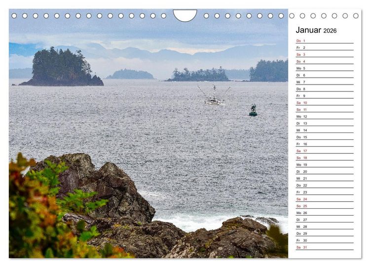 Produktbild: Vancouver Island - Perle im Kanadischen Westen (Wandkalender 2026 DIN A4 quer), CALVENDO Monatskalender