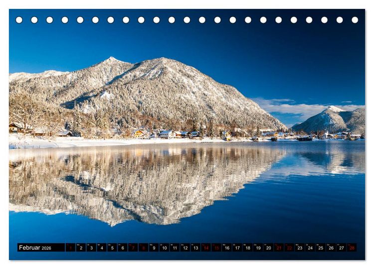 Produktbild: Berge. Alpenseen (Tischkalender 2026 DIN A5 quer), CALVENDO Monatskalender