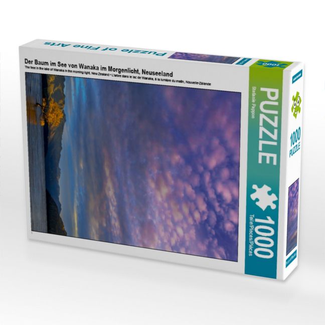 Produktbild: Der Baum im See von Wanaka im Morgenlicht, Neuseeland (Puzzle)