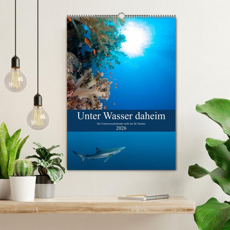 Produktbild: Unter Wasser daheim (Wandkalender 2026 DIN A2 hoch), CALVENDO Monatskalender