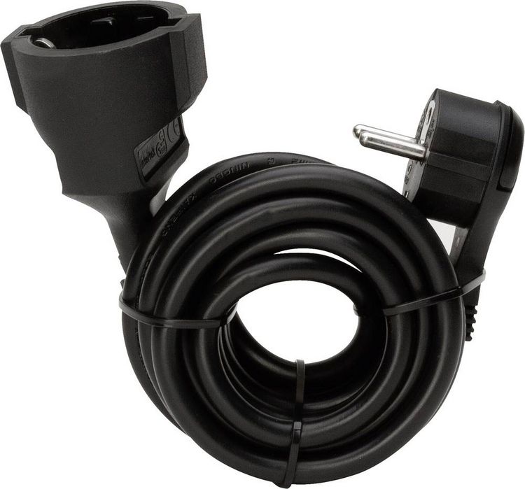 Produktbild: Kopp 143505080 Strom Verl&auml;ngerungskabel Schwarz 2.00m H05VV-F 3G 1,5mm&sup2;