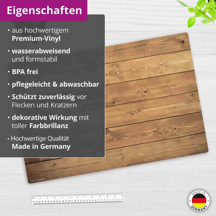 Produktbild: Cover-your-desk Schreibtischunterlage f&uuml;r Kinder und Erwachsene Holz, aus hochwertigem Vinyl , 60 x 40 cm