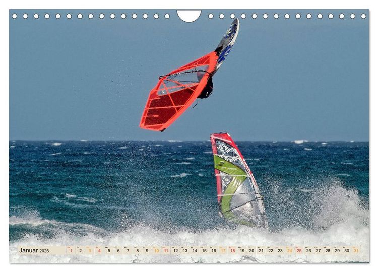 Produktbild: Windsurfing - extrem cool (Wandkalender 2026 DIN A4 quer), CALVENDO Monatskalender