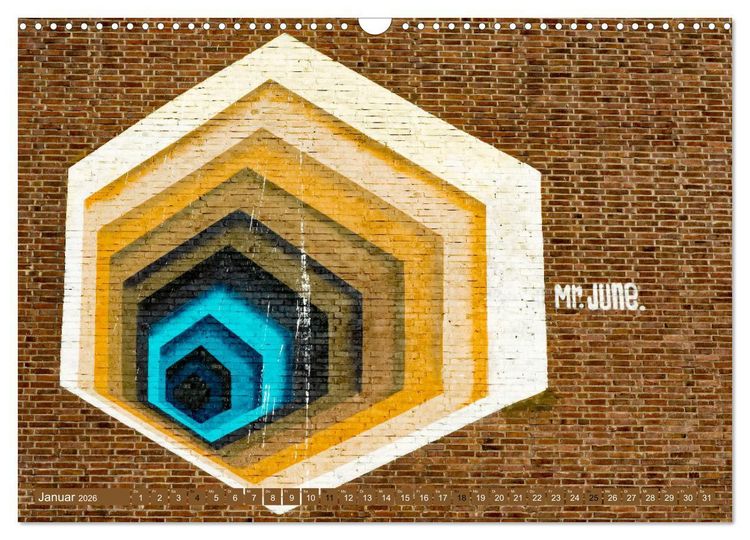 Produktbild: Street art Amsterdam Michael Jaster (Wandkalender 2026 DIN A3 quer), CALVENDO Monatskalender