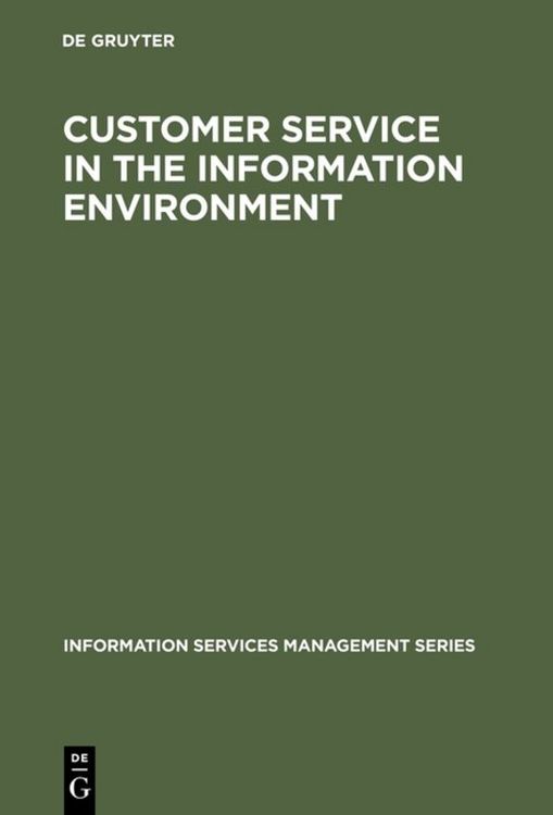 Produktbild: Customer Service in the Information Environment