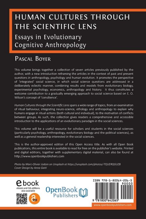 Produktbild: Human Cultures through the Scientific Lens