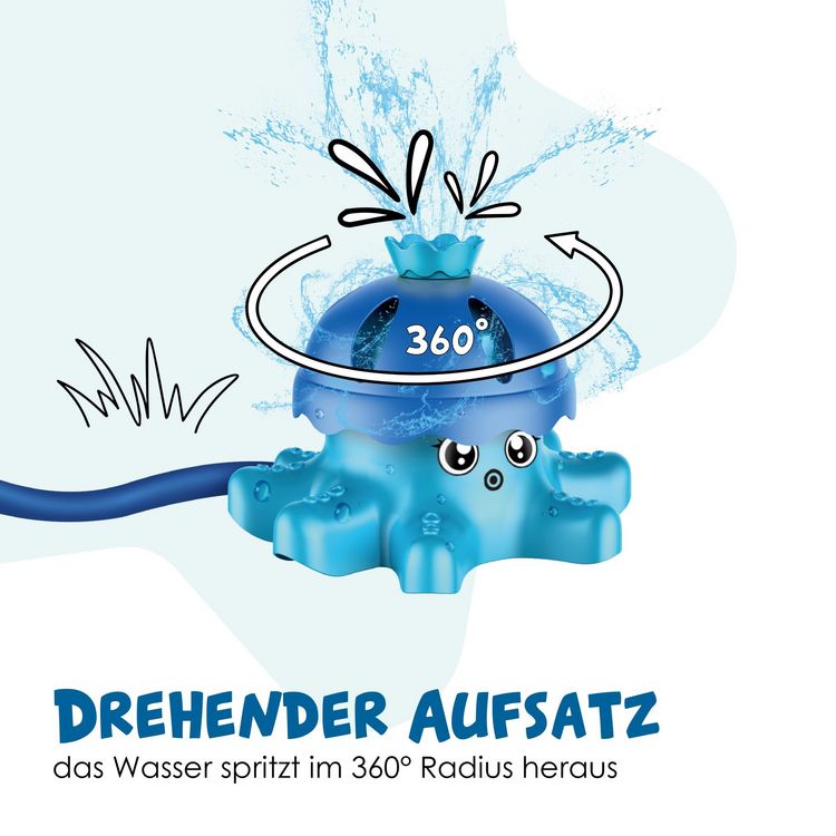 Produktbild: alldoro - Wassersprinkler Oktopus f&uuml;r Kinder