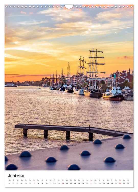 Produktbild: Wilhelmshaven Impressionen (Wandkalender 2026 DIN A3 hoch), CALVENDO Monatskalender