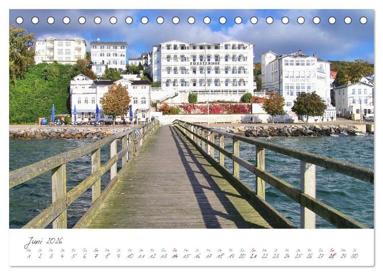 Produktbild: Mein Sassnitz - Hafenstadt und Erholungsort an der Kreidek&uuml;ste von R&uuml;gen (Tischkalender 2026 DIN A5 quer), CALVENDO Monatskalender