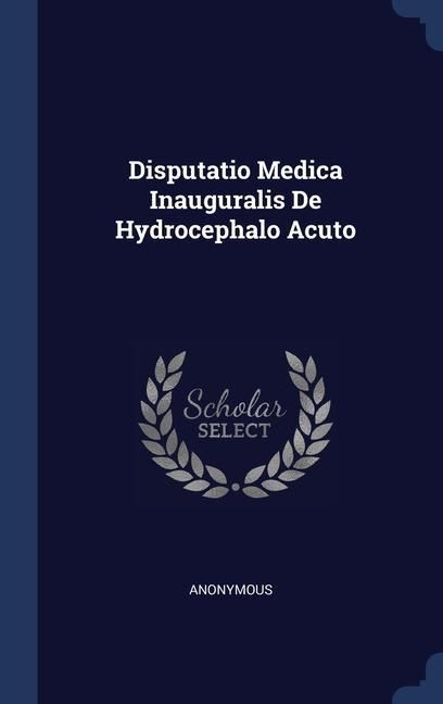 Produktbild: Disputatio Medica Inauguralis
