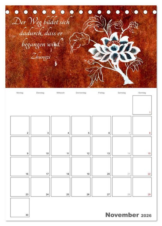 Produktbild: Harmonie und Freude Buddhistische Weisheiten 2026 (Tischkalender 2026 DIN A5 hoch), CALVENDO Monatskalender