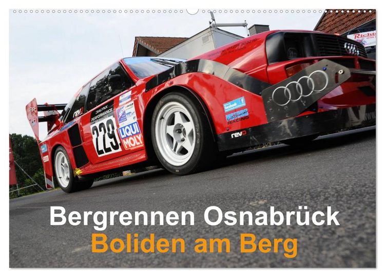 Produktbild: Bergrennen Osnabr&uuml;ck &ndash; Boliden am Berg (Wandkalender 2026 DIN A2 quer), CALVENDO Monatskalender