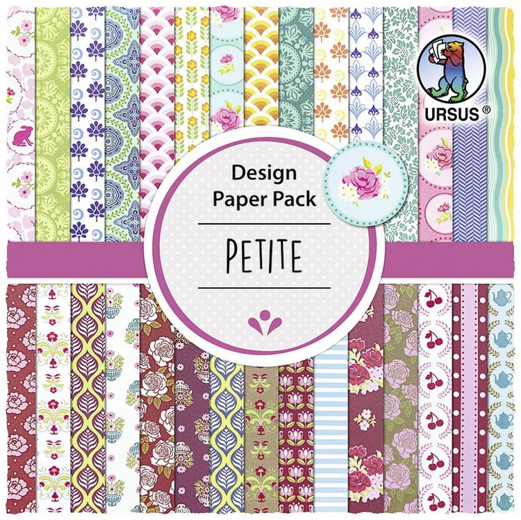 Produktbild: URSUS Spezialpapiere Design Paper Pack Petite, 30 Blatt