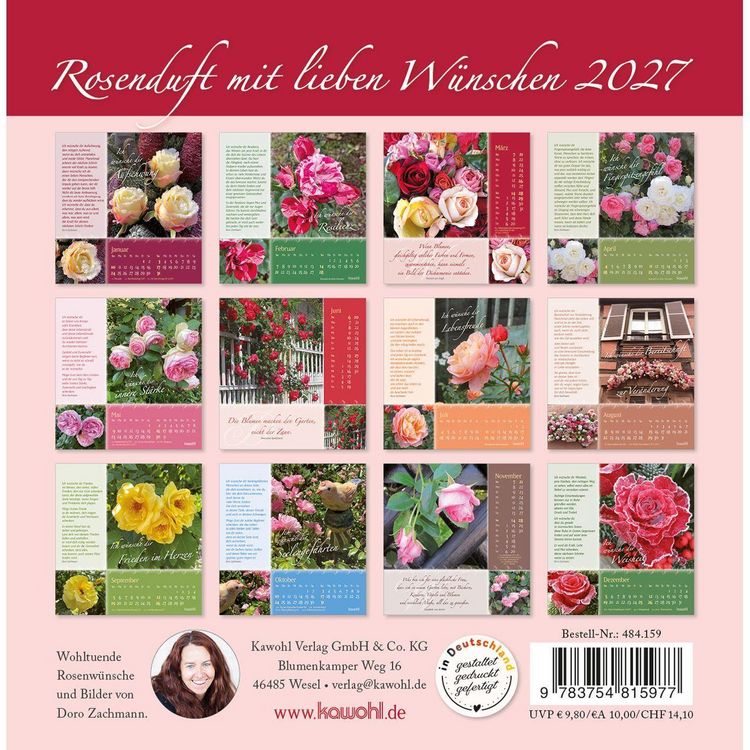 Produktbild: Rosenduft mit lieben W&uuml;nschen 2027