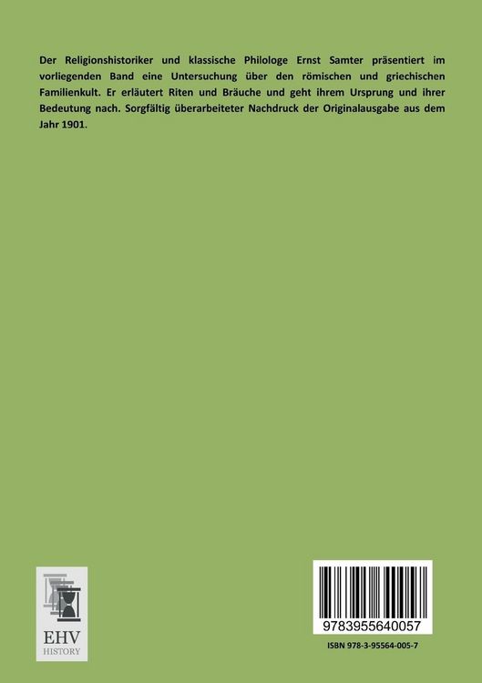 Produktbild: Familienfeste der Griechen und R&ouml;mer