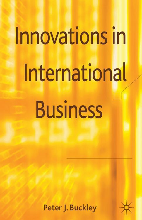 Produktbild: Innovations in International Business