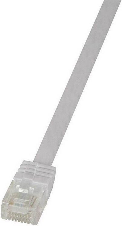 Produktbild: LogiLink CF2061U RJ45 Patchkabel CAT 6 U/UTP 3.00 m Wei&szlig; hochflexibel 1 St.