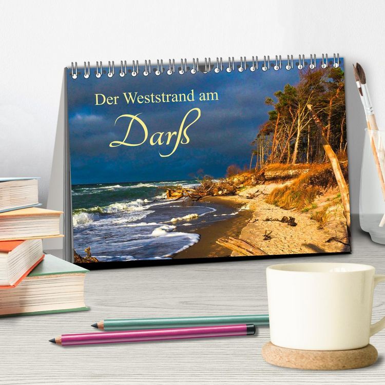 Produktbild: Der Weststrand am Dar&szlig; (Tischkalender 2026 DIN A5 quer), CALVENDO Monatskalender