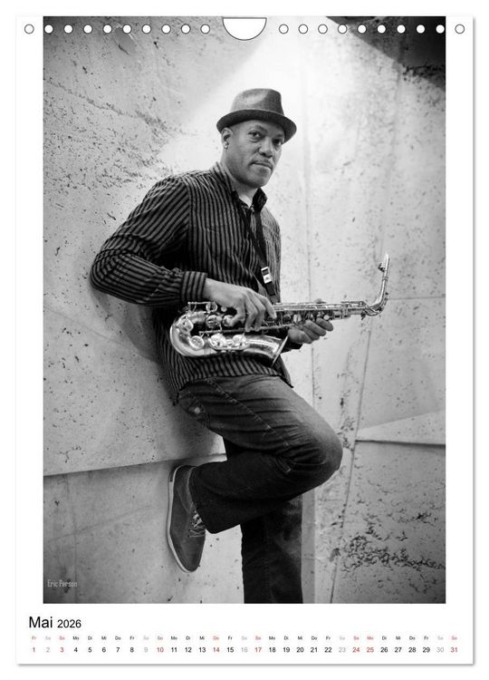 Produktbild: Jazzmaster (Wandkalender 2026 DIN A4 hoch), CALVENDO Monatskalender