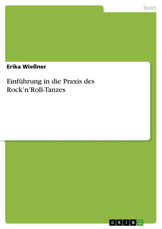 Produktbild: Einf&uuml;hrung in die Praxis des Rock'n'Roll-Tanzes