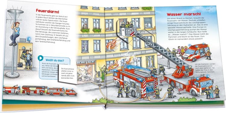 Produktbild: BOOKii&reg; WAS IST WAS Kindergarten Komm mit zur Feuerwehr!