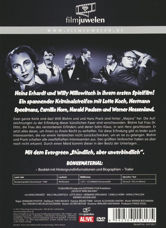 Produktbild: Heinz Erhardt - Gesucht wird Majora - filmjuwelen