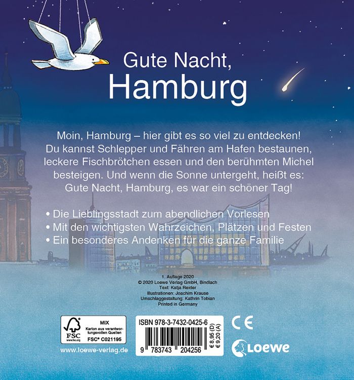 Produktbild: Gute Nacht, Hamburg
