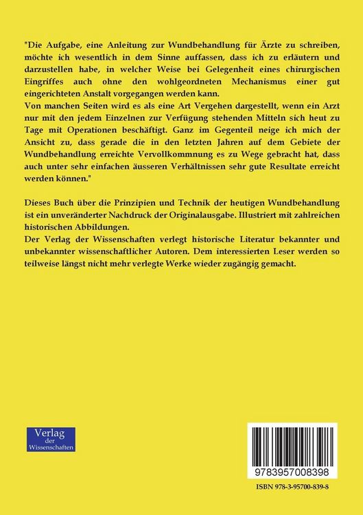 Produktbild: Die Wundbehandlung