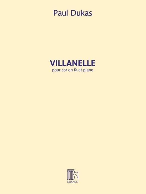 Produktbild: Dukas: Villanelle for Horn (in F) and Piano