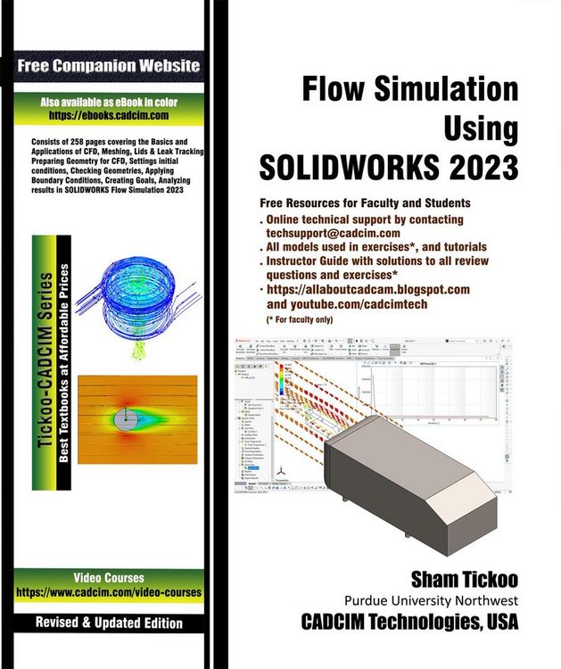 Produktbild: Flow Simulation Using SOLIDWORKS 2023