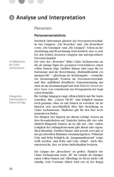Produktbild: Klett Lekt&uuml;rehilfen Friedrich D&uuml;rrenmatt, Der Besuch der alten Dame