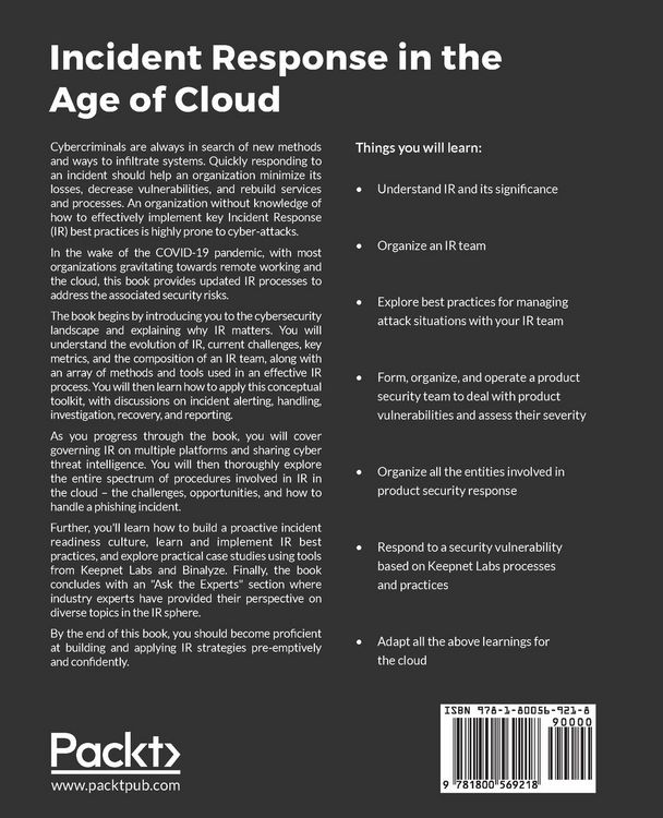 Produktbild: Incident Response in the Age of Cloud