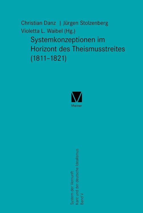 Produktbild: Systemkonzeptionen im Horizont des Theismusstreites (1811–1821)