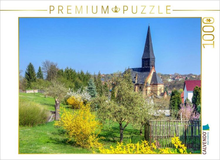 Produktbild: CALVENDO Puzzle An der Molmecker Kirche | 1000 Teile Lege-Gr&ouml;&szlig;e 64x48cm Foto-Puzzle f&uuml;r gl&uuml;ckliche Stunden