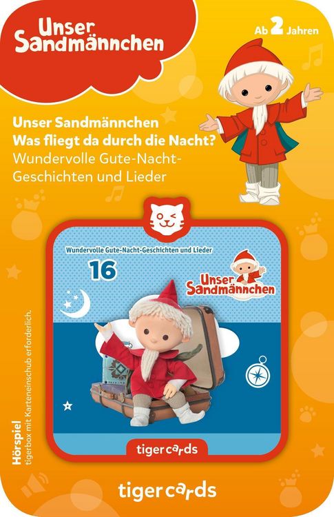 Produktbild: tigercard - Unser Sandm&auml;nnchen - Folge 16: Was fliegt da dur