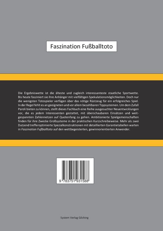 Produktbild: Faszination Fu&szlig;balltoto