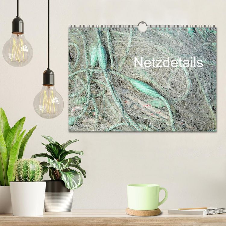 Produktbild: Netzdetails (Wandkalender 2026 DIN A4 quer), CALVENDO Monatskalender