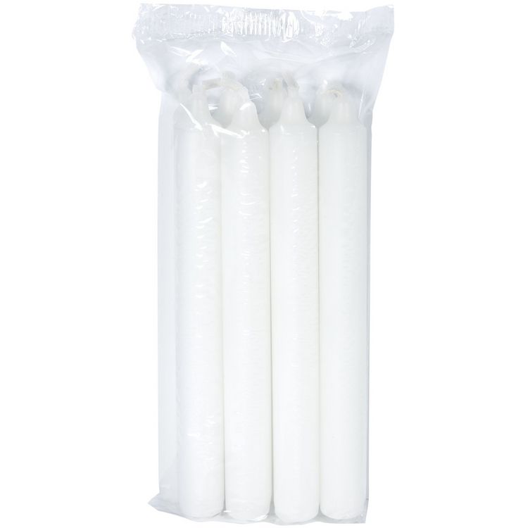 Produktbild: Haushaltskerzen wei&szlig; 21x195mm 8 St&uuml;ck