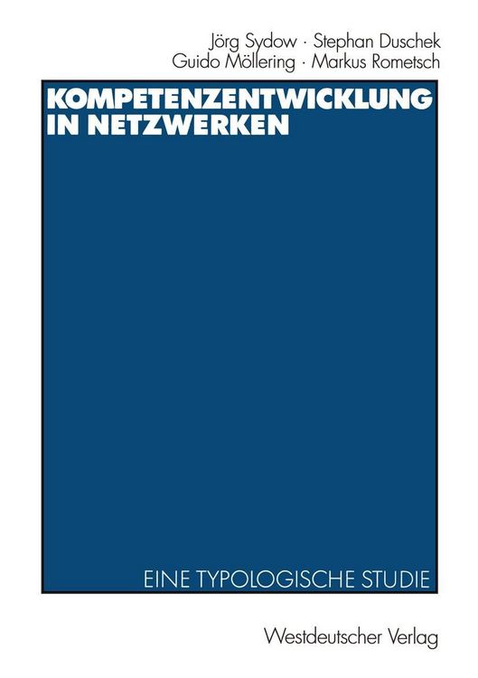 Produktbild: Kompetenzentwicklung in Netzwerken