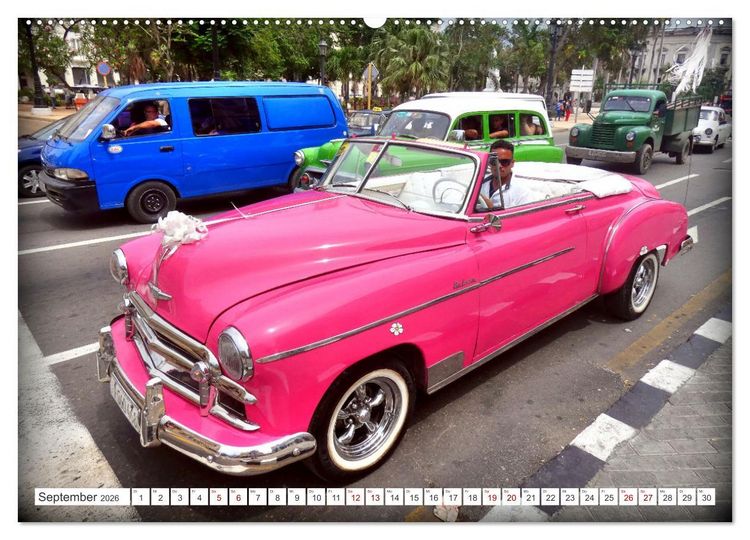 Produktbild: Chevy '50 - Mit 75 unterwegs in Kuba (Wandkalender 2026 DIN A2 quer), CALVENDO Monatskalender