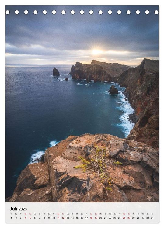 Produktbild: Madeira - Das Juwel im Atlantik (Tischkalender 2026 DIN A5 hoch), CALVENDO Monatskalender