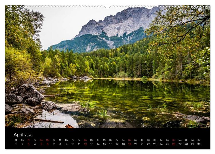 Produktbild: Traumlandschaft Werdenfelser Land - Teil II (Wandkalender 2026 DIN A2 quer), CALVENDO Monatskalender